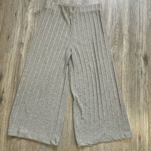 Zara wide leg knit trouser Size S